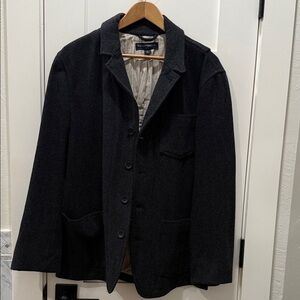 Banana Republic Factory Black Military Jacket